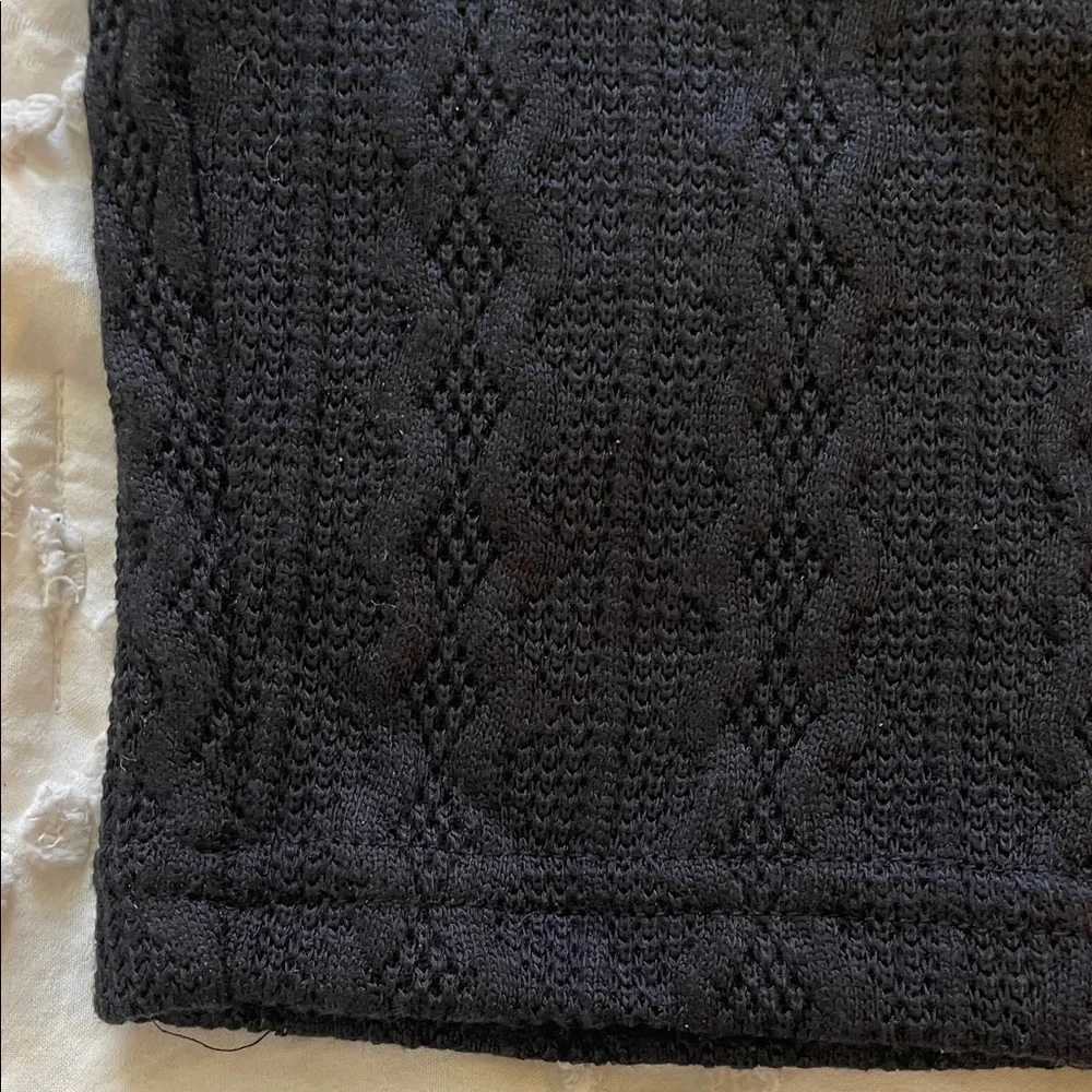 POL Off-the-Shoulder Black Sweater nwot large